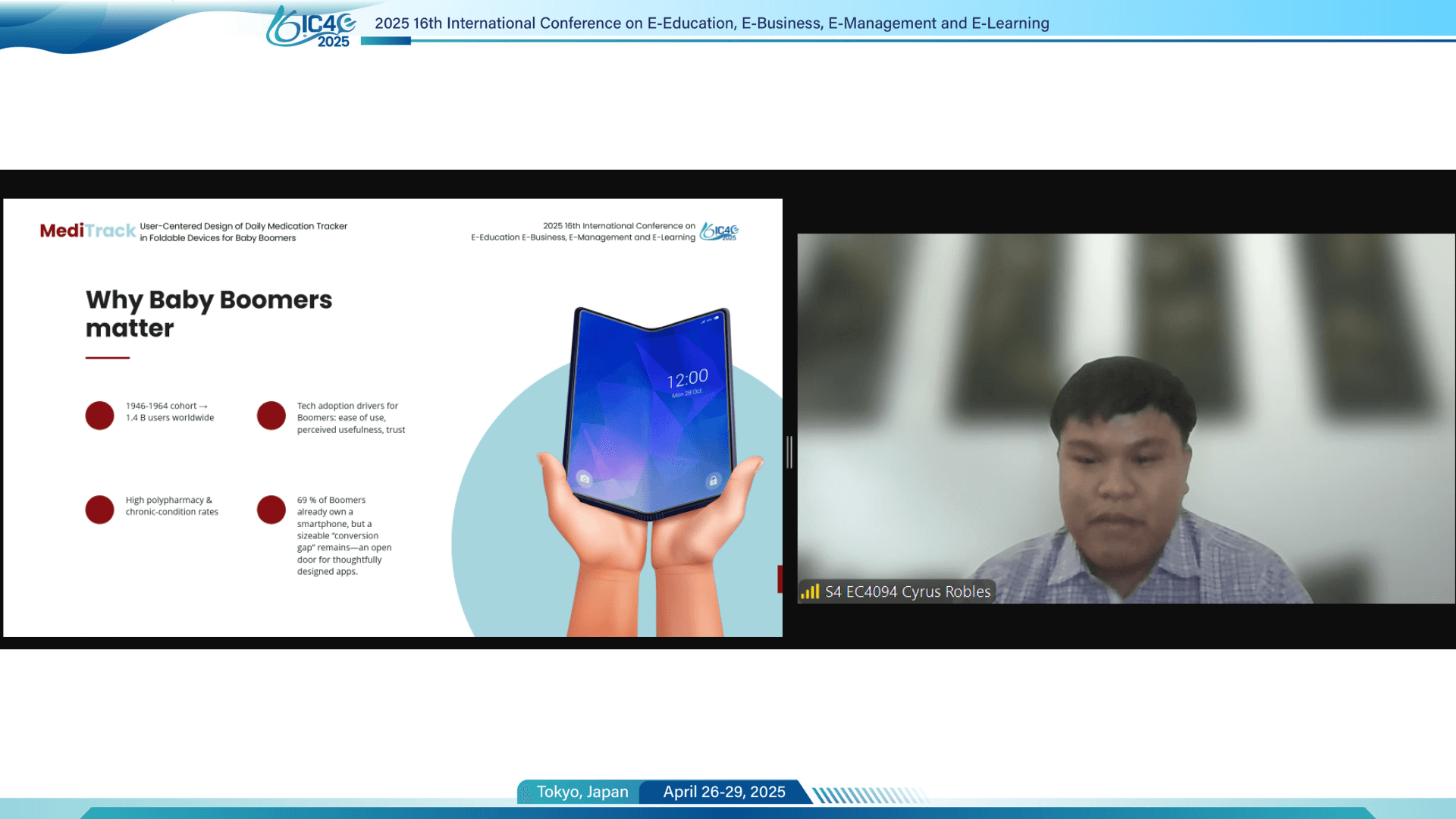 Best Presentation Award Winner - Online Session 3